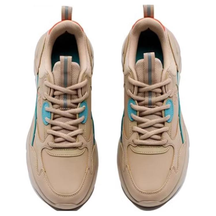 QIAODAN Cushioning Low top Running Shoes Men’s Brown Blue