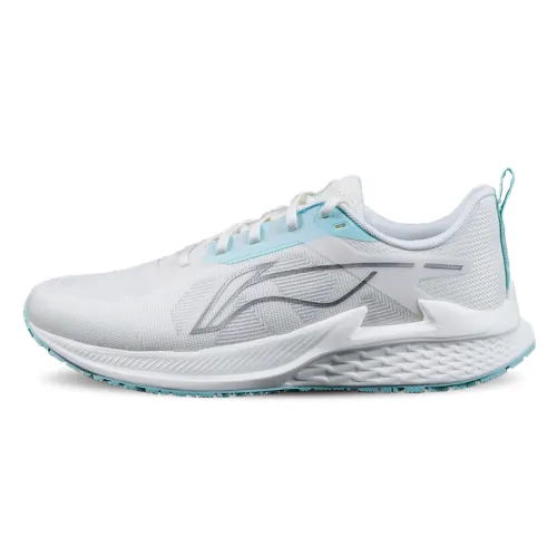 Li Ning Slip Resistant And Breathable Low top Casual Running Shoes Women's Gray