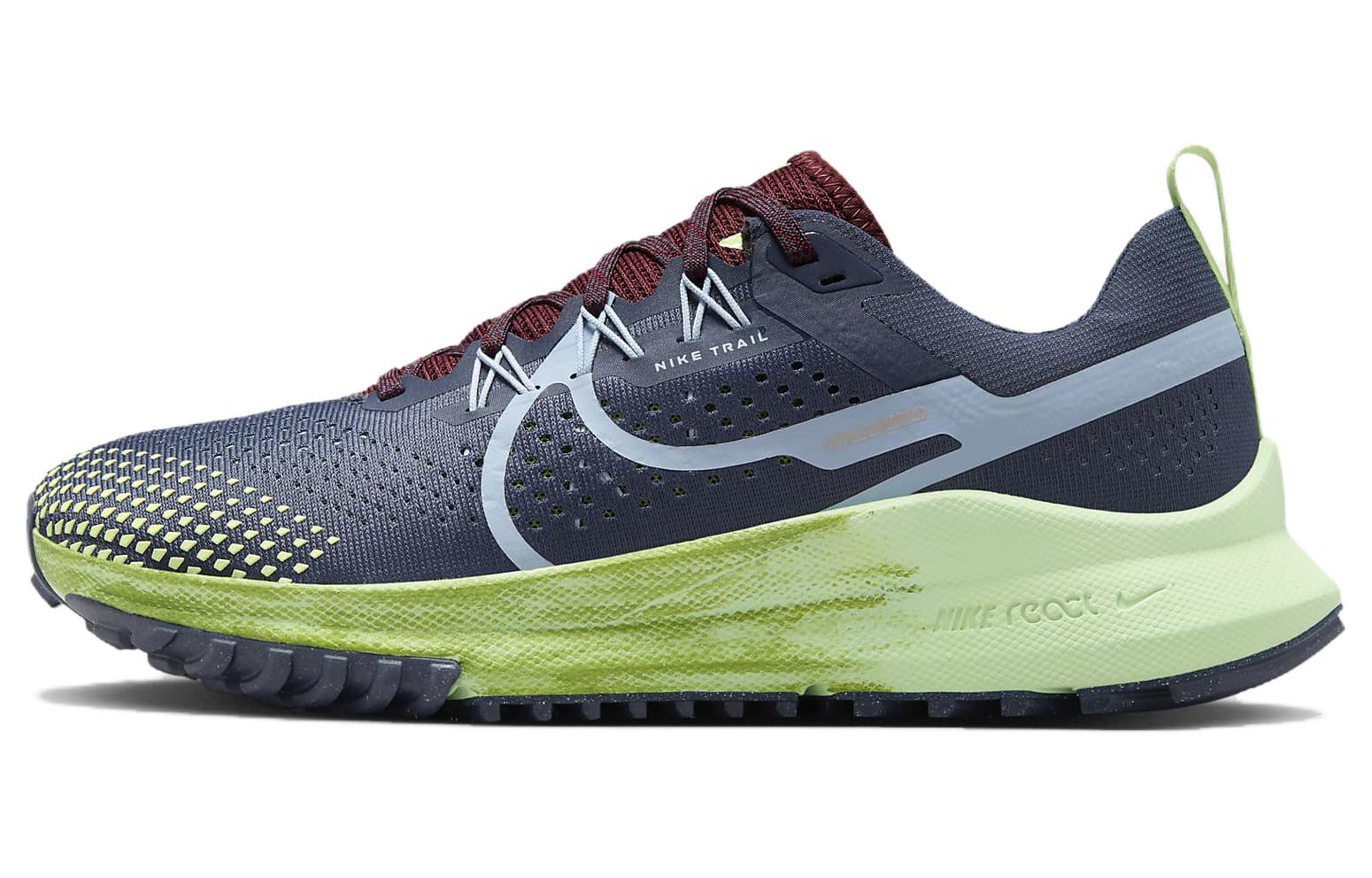 Nike React Pegasus Trail 4 Thunder Blue Chlorophyll Vapor Green Light Armory Blue Women’s