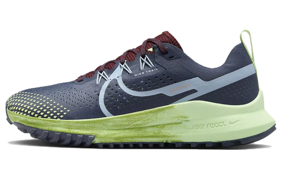 Nike React Pegasus Trail 4 Thunder Blue Chlorophyll Vapor Green Light Armory Blue Women's