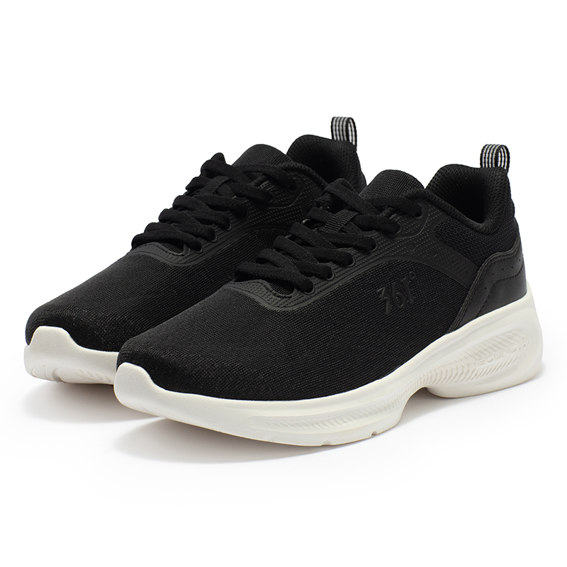361° Slip Resistant, Abrasion Resistant, Breathable Low top Casual Running Shoes Women’s Black White