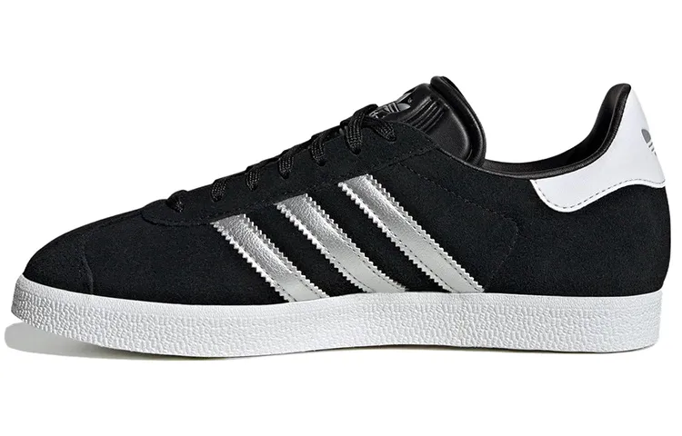 Gazelle Wmns Adidas Originals 'Black Silver Metallic'
