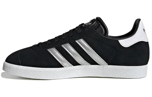 Gazelle Wmns Adidas Originals 'Black Silver Metallic'