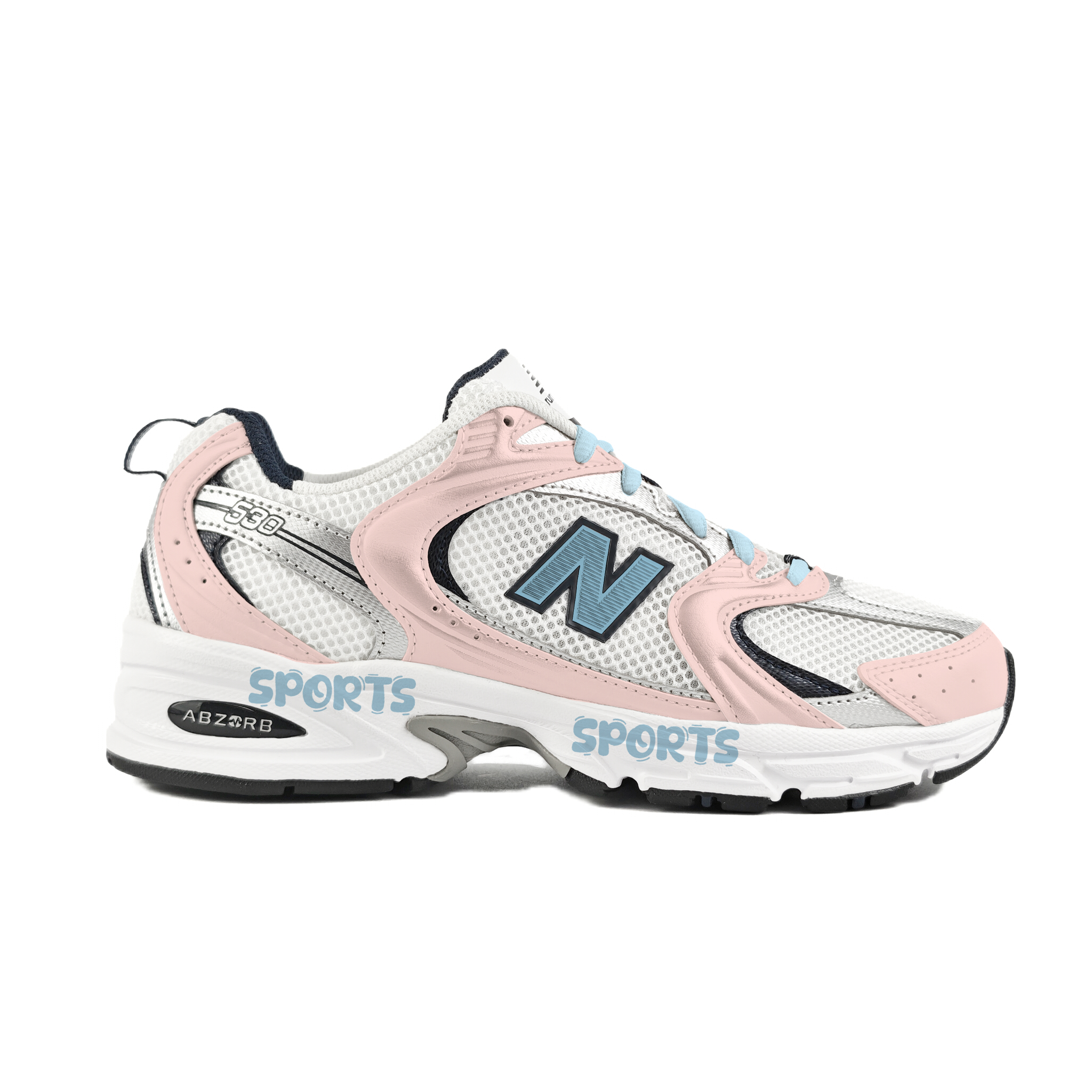 New Balance NB 530 Abrasion Resistant Low top Running Shoes Unisex Pink Blue