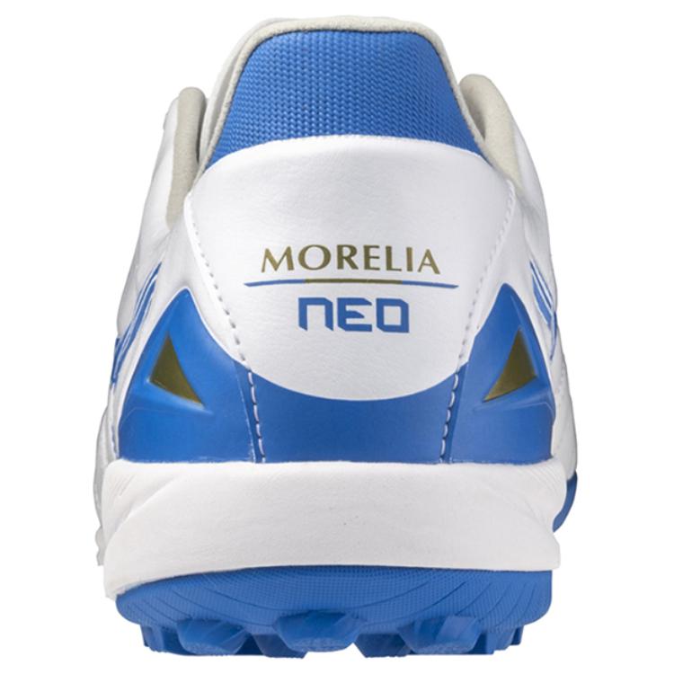 Mizuno Morelia Neo Slip Resistant Abrasion Resistant Soccer Shoes Men’s White Blue