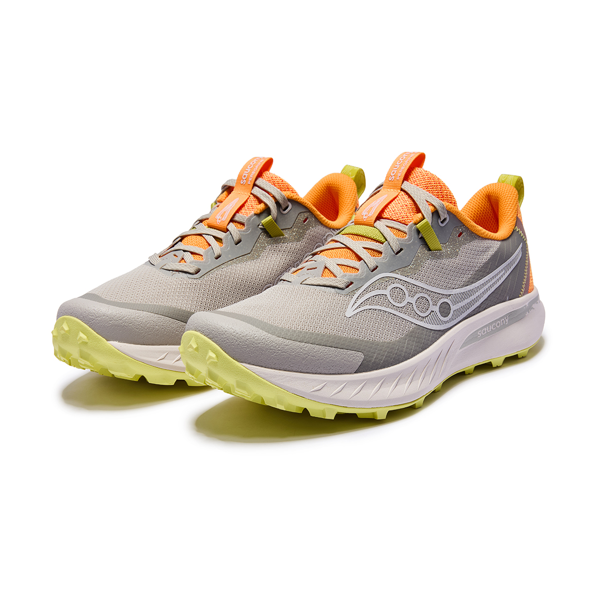 Saucony Low top Running Shoes Unisex Gray Yellow