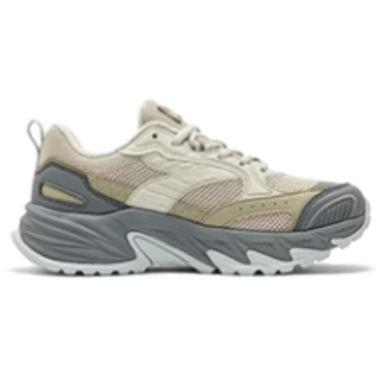 361° Floating Light Slip Resistant Abrasion Resistant Low top Running Shoes Women’s Beige Gray
