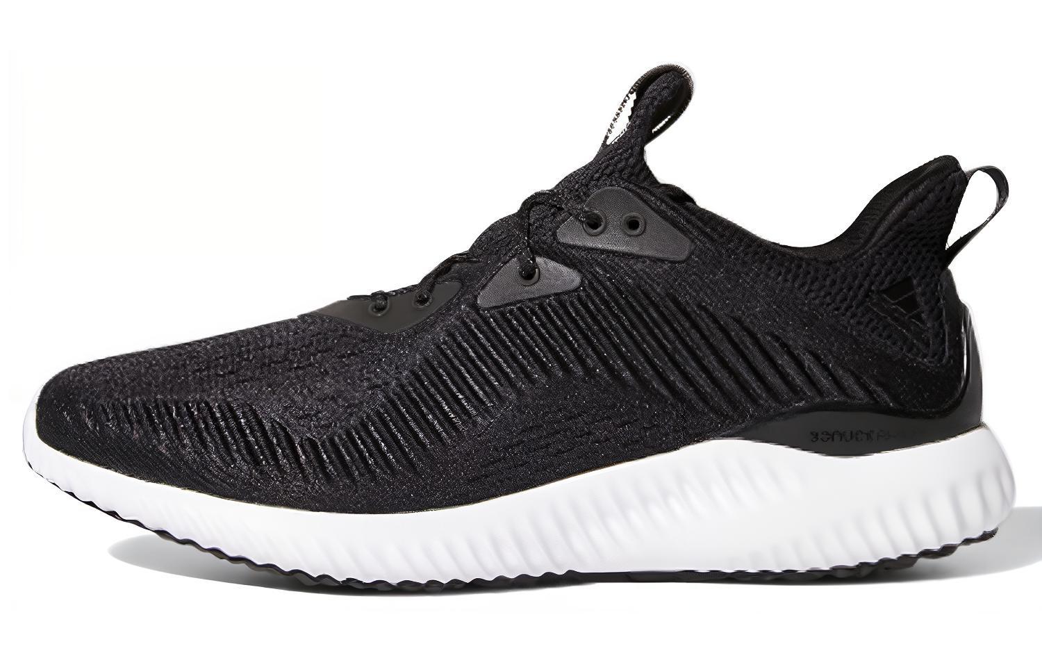 Мужские кроссовки adidas Alphabounce 1 (черно-белые)