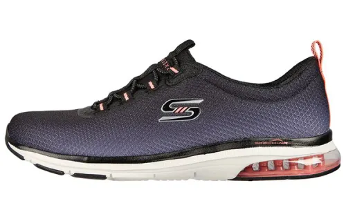 Skechers Relaxed Fit Casual Shoes Women's Low Top Black/Purple