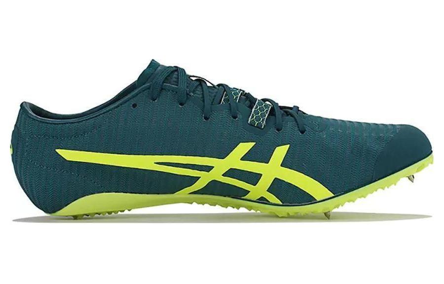Asics SonicSprint Elite2 Cushioning, Wear Resistant Low top Running Shoes Unisex Green Yellow