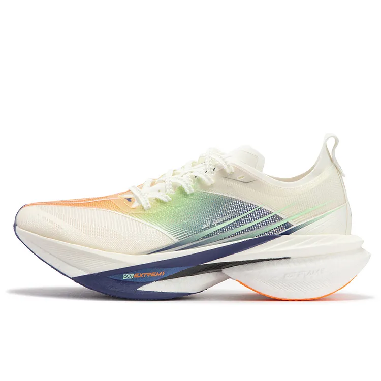 361° Feiyang 2.0 Low top Dual Density Nylon Elastomer Technology Training Racing Running Shoes Unisex Midnight Blue