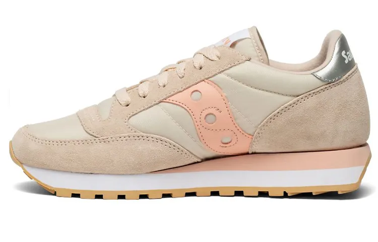 Saucony Jazz Original Running Shoes Women's Low Top Khaki/Pink