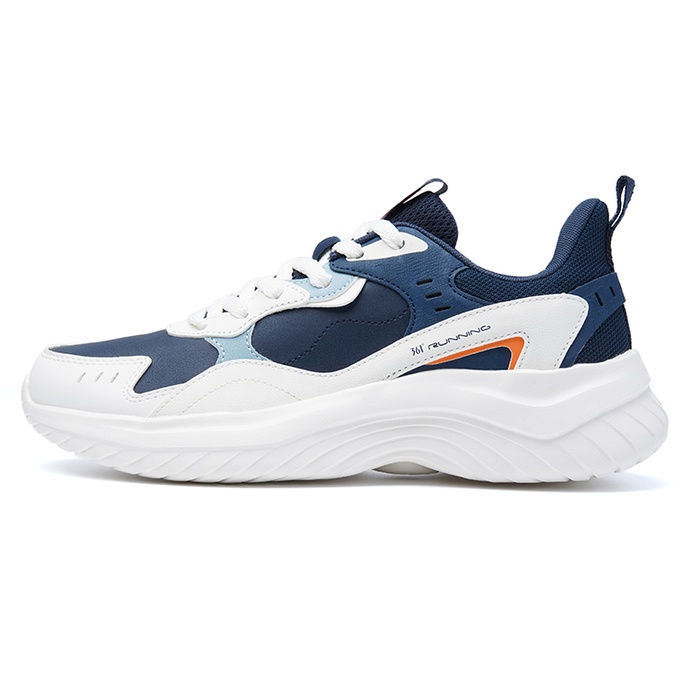 361° Cushioning Low top Running Shoes Men’s White Blue