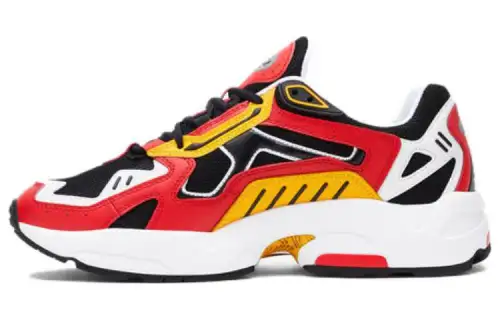 FILA Archive Lightweight Abrasion Resistant Low top Running Shoes Men's Red