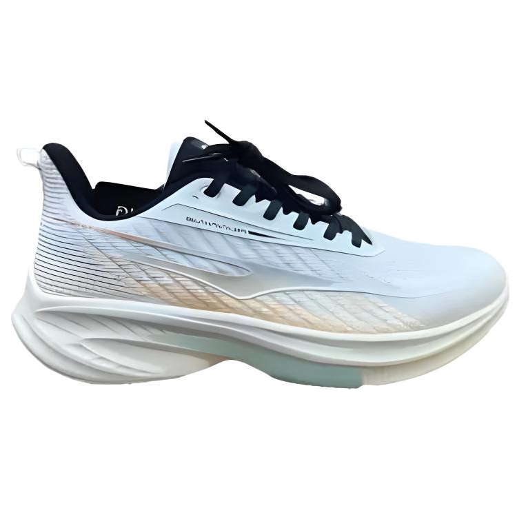 Erke Jiang Rebound Slip Resistant Abrasion Resistant Low top Running Shoes Men’s Green White Orange