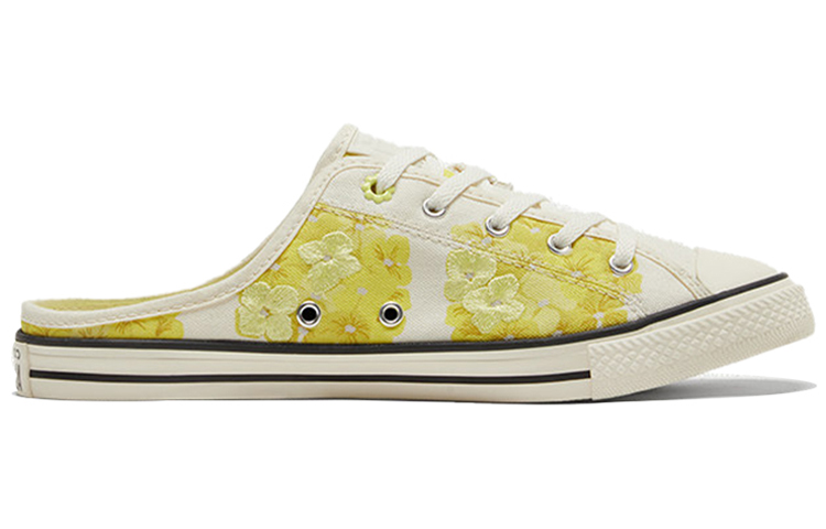 Женские шлепанцы Converse Chuck Taylor All Star (бледно-желтые) — фото 2