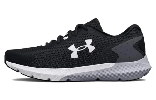 Under Armour Charged Rogue 3 Extra Wide Running Shoes 'Black White'