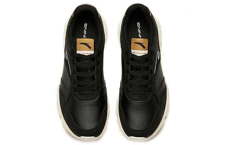Anta Breathable And Lightweight Low top Running Shoes Men’s Black White Fashion