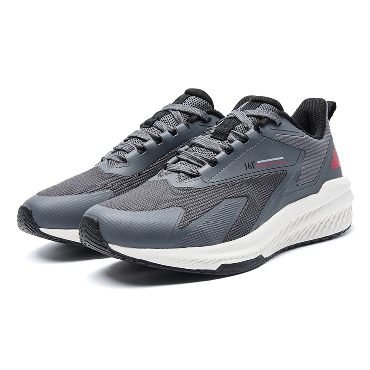 361° Cushioning, Wear Resistant Low top Running Shoes Men’s Gray Black
