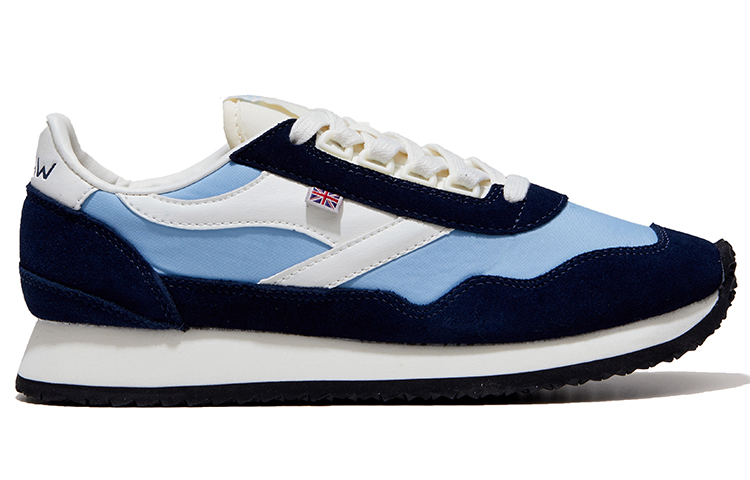 Norman Walsh Leather Cushioning Slip Resistant Abrasion Resistant Coverage Low top Running Shoes Women’s Blue Black