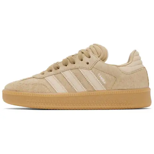 Adidas Originals Samba XLG Soft And Comfortable Low top Skateboard Shoes Men's Beige
