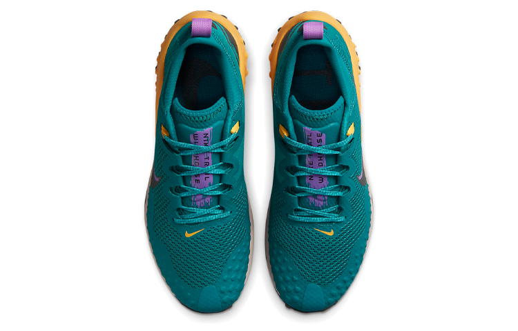Мужские кроссовки Nike Wildhorse 7 (зелено-желтые) — фото 4