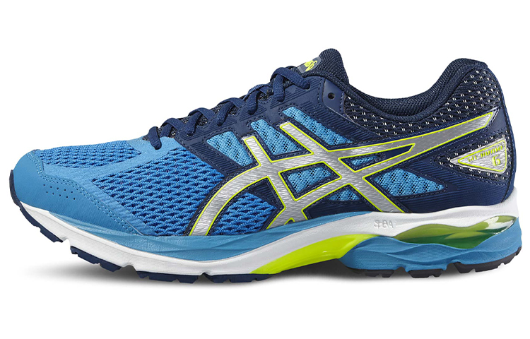 ASICS Gel Kumo 6 Running Shoes Men's Low Top Blue/Silver