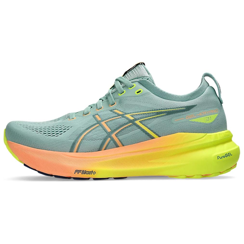ASICS Gel Kayano 31 Paris Light Celadon Safety Yellow Women’s
