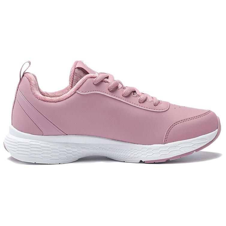 QIAODAN Slip Resistant Abrasion Resistant Low top Casual Running Shoes Women’s Light Purple Pink