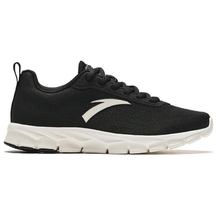 Anta Breathable Abrasion Resistant Low top Running Shoes Women’s Black White