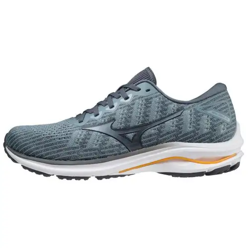 Mizuno Wave Rider 25 Running Shoes Men's Low Top Gray Blue