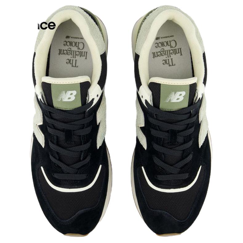 New Balance 574 Legacy Unisex Low Top Casual Running Shoes Black D Width