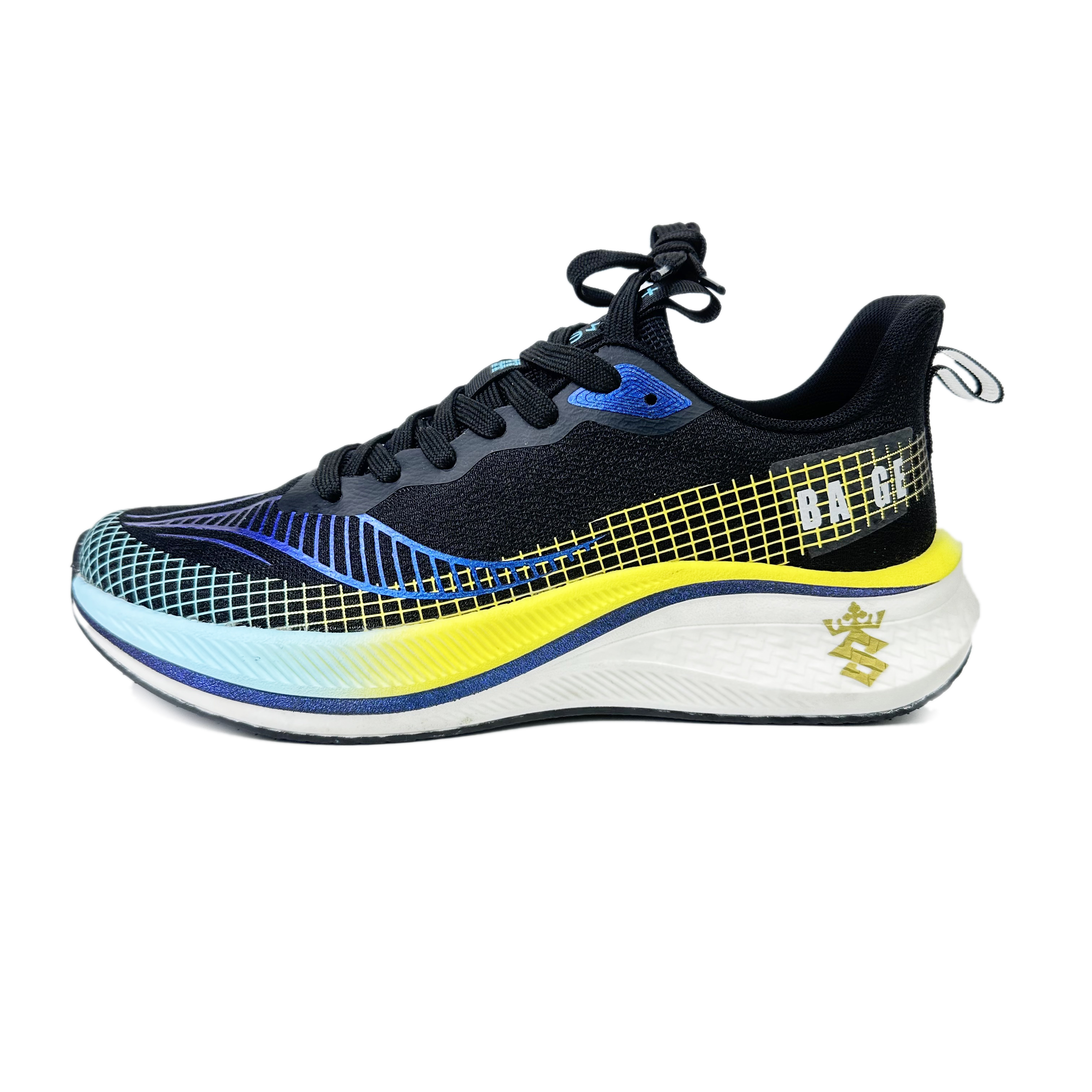 BAGE Mesh Low top Running Shoes Unisex Dazzle Black