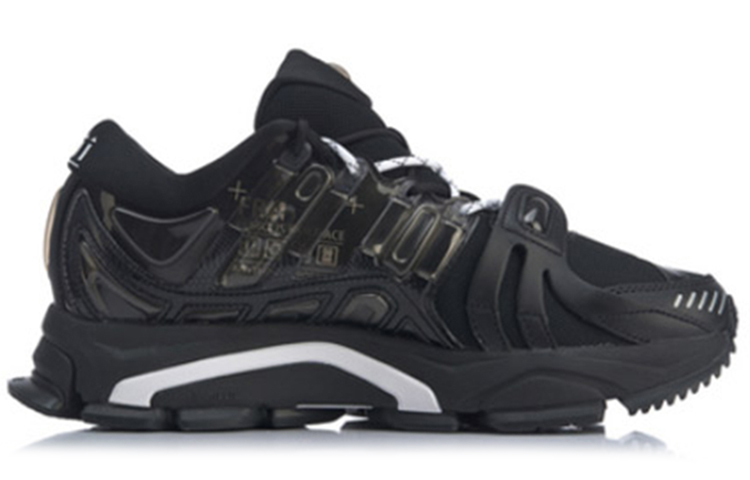 Li Ning Cushioning Slip Resistant Low top Running Shoes Women’s Pure Black