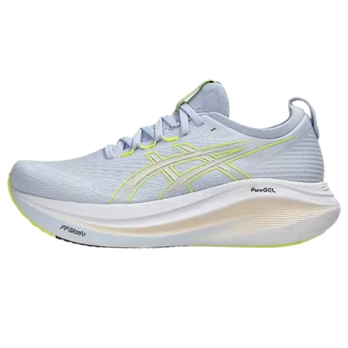 Asics GEL NIMBUS 27 Cushioning Low top Running Shoes Women's Yellow Gray