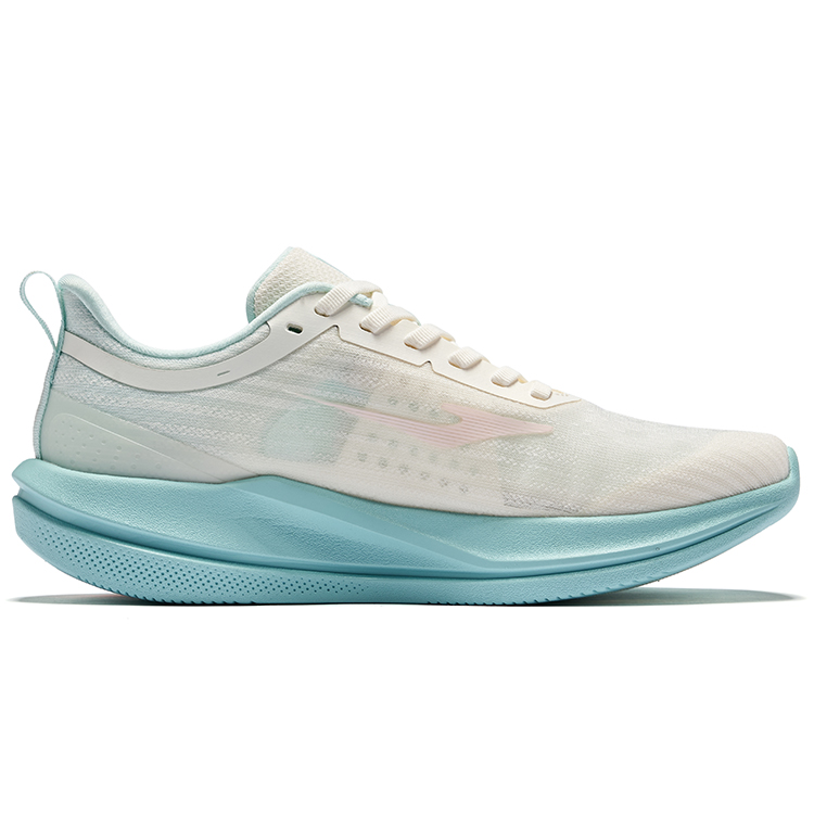 Erke Floating Boat 6MAX Running Shoes Women’s Low Top Microcrystal White Clear Transparent Blue