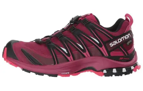 SALOMON Comfortable Cushioning Slip Resistant Low top Running Shoes Women's Spade Red