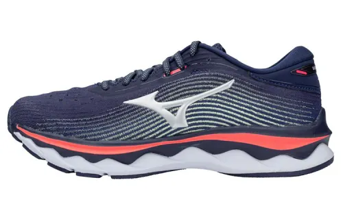 Mizuno Wave Sky 5 Casual Shoes Women's Low Top Blue/White/Red