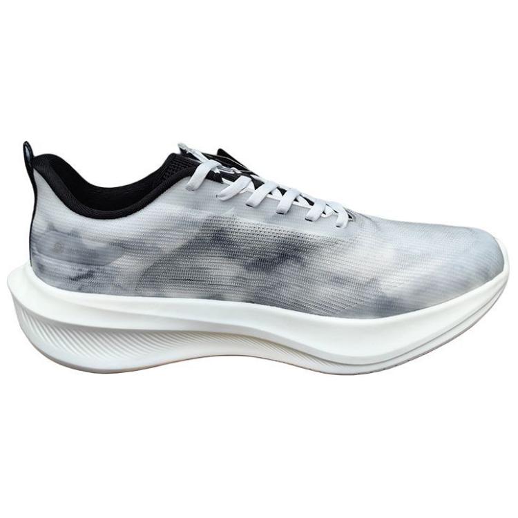 Erke Light Acrobatics 3.0 Fabric Slip Resistant, Abrasion Resistant, Breathable Low top Casual Running Shoes Men’s Gray