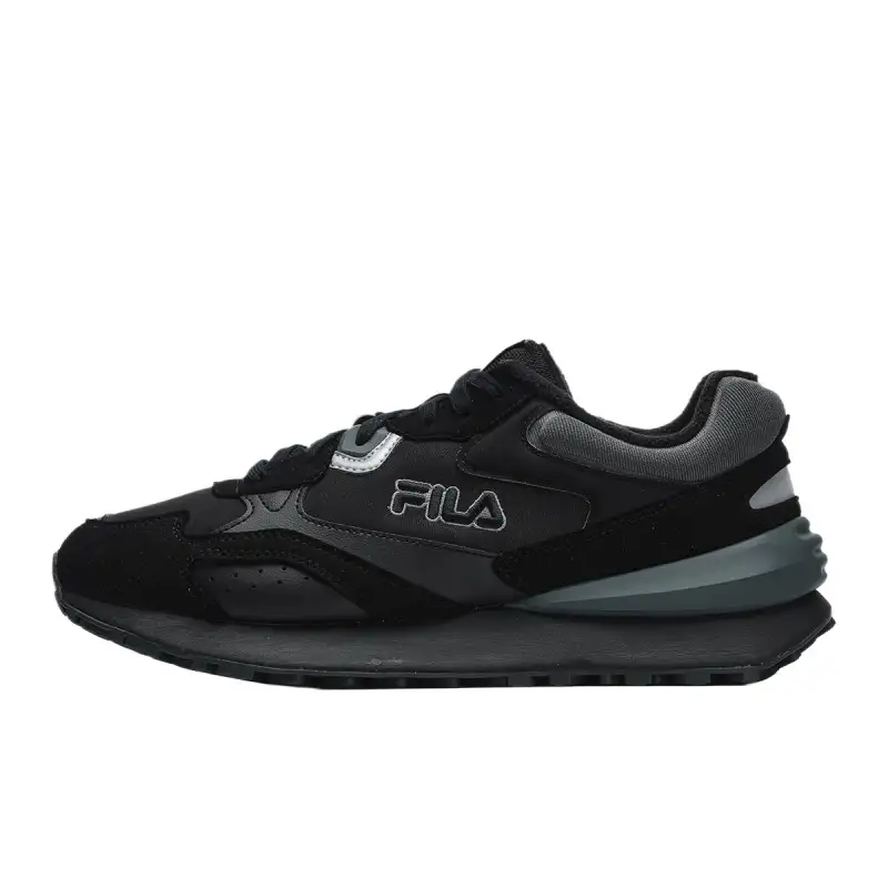 FILA Jogger 1S Wear resistant And Lightweight Low top Casual Shoes Men's Black