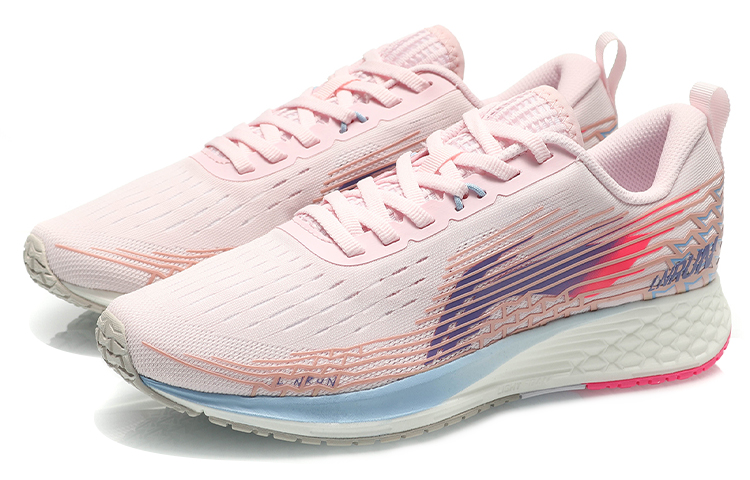 Li Ning Red Hare 4 V2 Slip Resistant Abrasion Resistant Low top Running Shoes Women’s Pink
