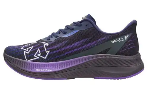 DESCENTE Cushioning Abrasion Resistant Cushioning, Wear Resistant Low top Running Shoes Unisex Purple