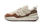 Saucony Shadow 5000 Slip Resistant, Abrasion Resistant, Lightweight Low top Running Shoes Unisex Beige Brown