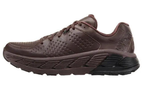 HOKA ONE ONE Running Shoes Men's Low Top Brown Red