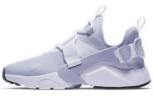 Nike Air Huarache Sports Fabric Cushioning Lightweight Low top Running Shoes Women's Oxygen Purple