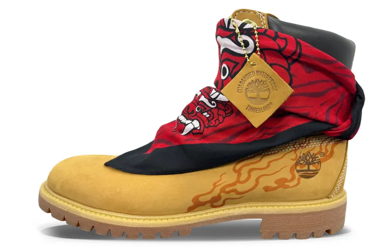 Timberland Short Outdoor Boots Low Heel Men's Yellow