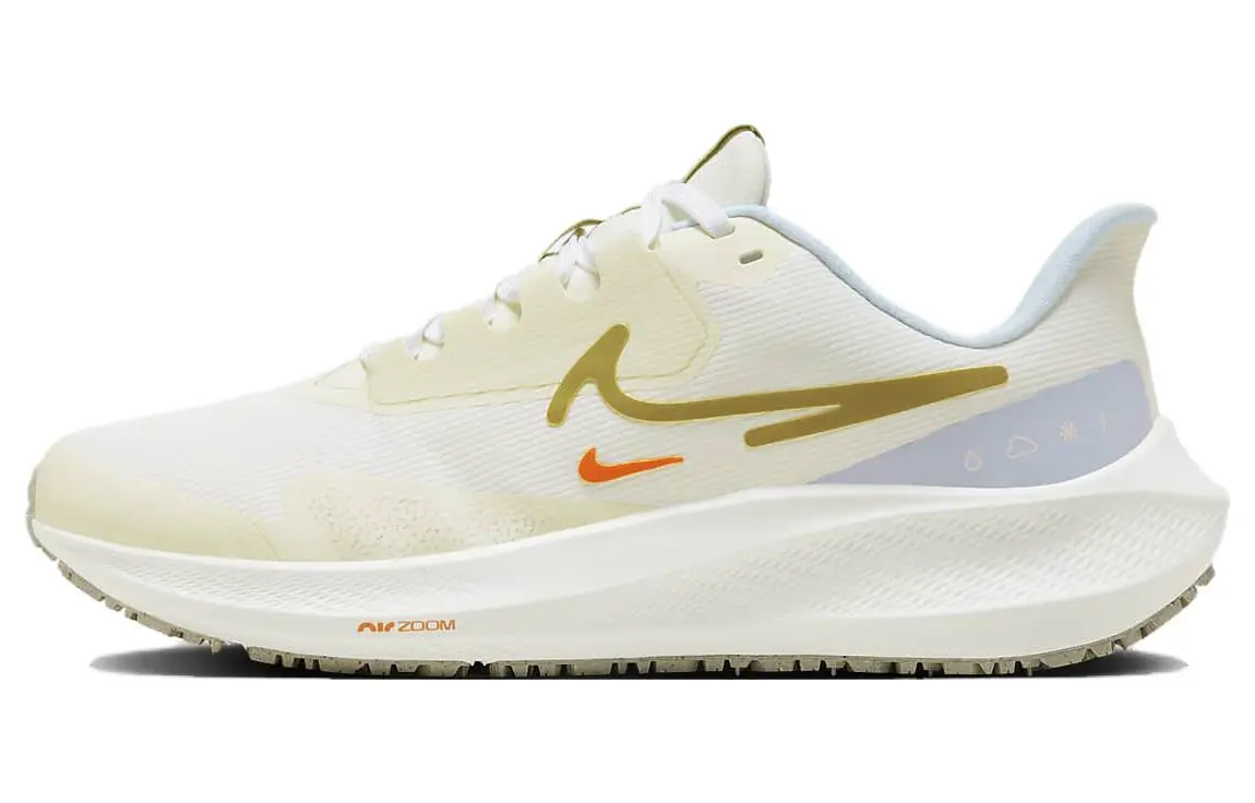 Nike Air Zoom Pegasus Shield Road Running Shoes 'Pale Ivory White Gold' Women's