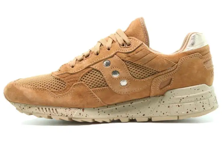 Saucony Shadow 5000 Cushioning, Wear Resistant Low top Running Shoes Men's Brown Gold