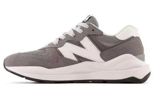 New Balance NB 5740 letter logo wear-resistant and lightweight low-top EVA foam, rubber sole running shoes for men and women, gray