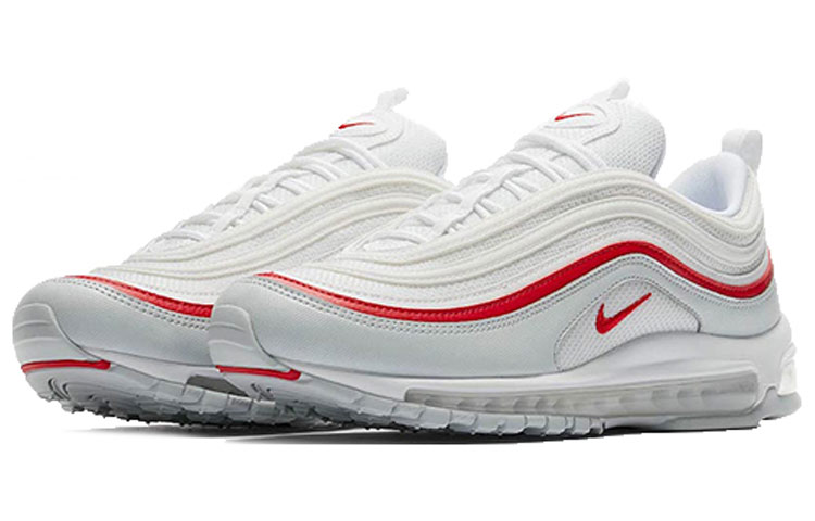 Мужские кроссовки Nike Air Max 97 (бело-красные) — фото 3